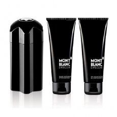 Mont Blanc Emblem Gift Set for men-ست امبلم مونت بلنک مردانه 3 تیکه