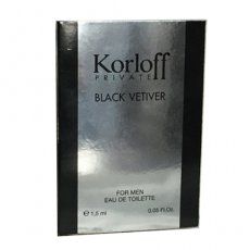 Korloff Black Vetiver Sample for men and women-سمپل کورلوف بلک وتیور مردانه  و زنانه