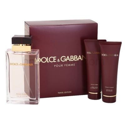 Dolce&Gabbana Pour Femme Gift Set for women-ست دولچی گابانا پور فم زنانه سه تیکه