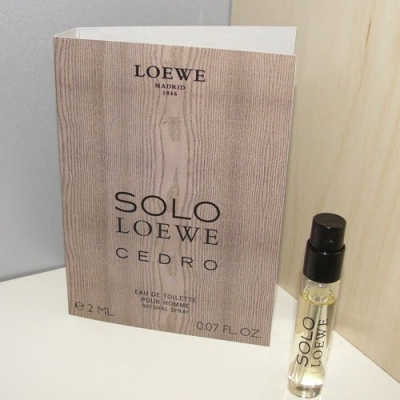 Solo Loewe Cedro Sample for men-سمپل سولو سدرو مردانه