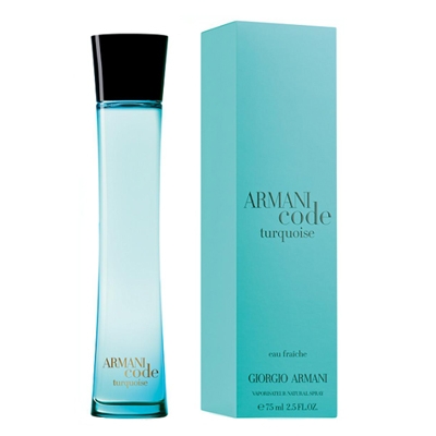 code turquoise armani