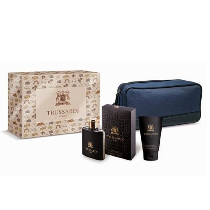 Uomo Trussardi Gift Set for men-ست اومو تروساردی مردانه 3 تیکه