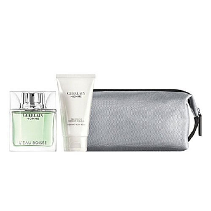 Guerlain L'Homme L'Eau Boisée Gift Set for men-ست گرلن هوم لئو بویس مردانه 2 تیکه