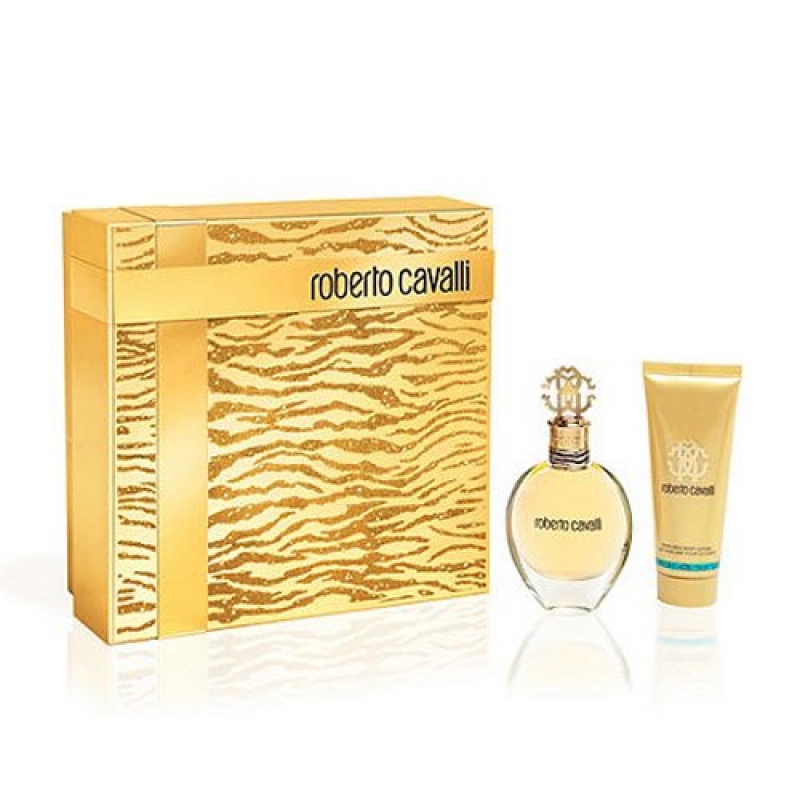 Roberto Cavalli Eau De Parfum Gift Set for women-ست روبرتو کاوالی ادوپرفیوم زنانه 2 تیکه