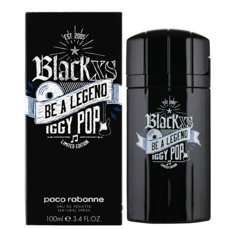 Black XS Be a Legend Iggy Pop for men-بلک ایکس اس بی ا لجند ایگی پاپ مردانه