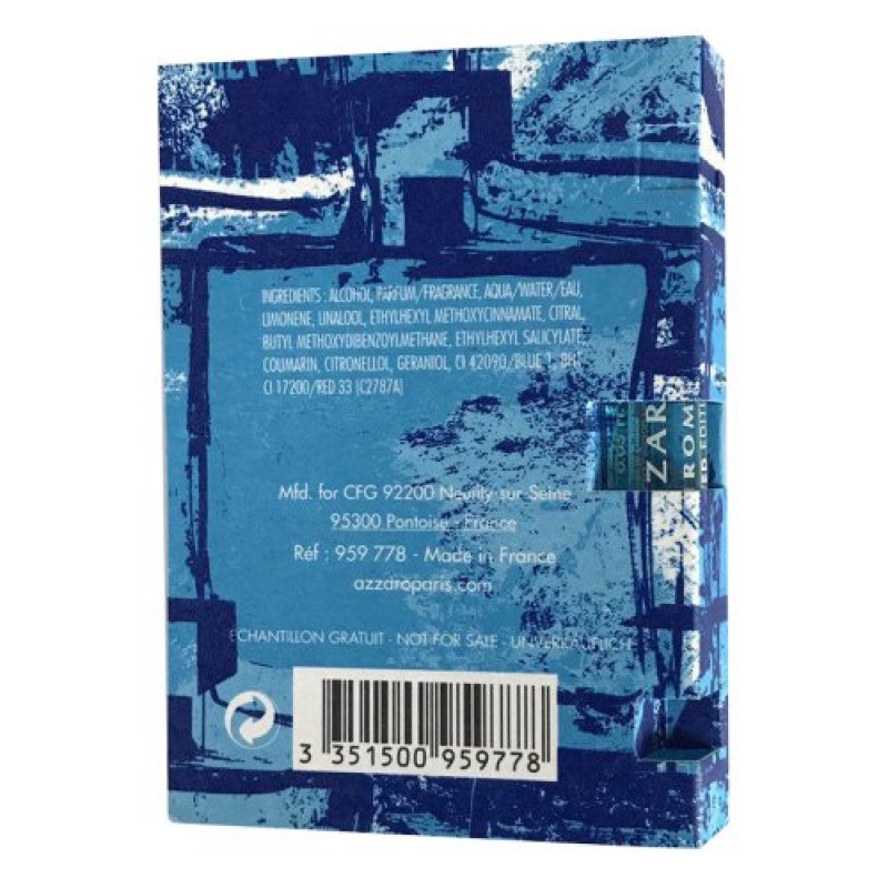 Azzaro Chrome Limited Edition 2015 Sample for men-سمپل آزارو کروم لیمیتد ادیشن 2015 مردانه