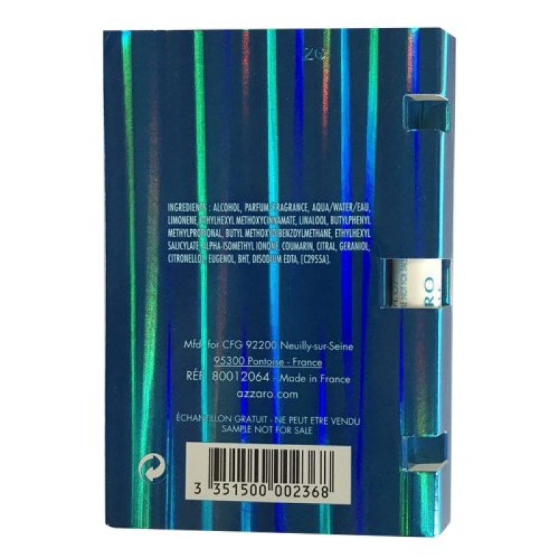 Azzaro Chrome Limited Edition 2016 Sample for men-سمپل آزارو کروم لیمیتد ادیشن 2016 مردانه