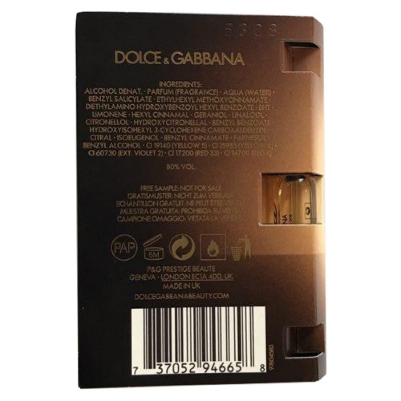 The One Essence Dolce & Gabbana Sample for women-سمپل د وان اسنس دلچی گابانا زنانه