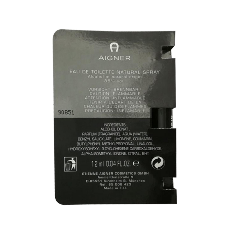 Aigner BlacK Sample for men-سمپل اگنر بلک مردانه