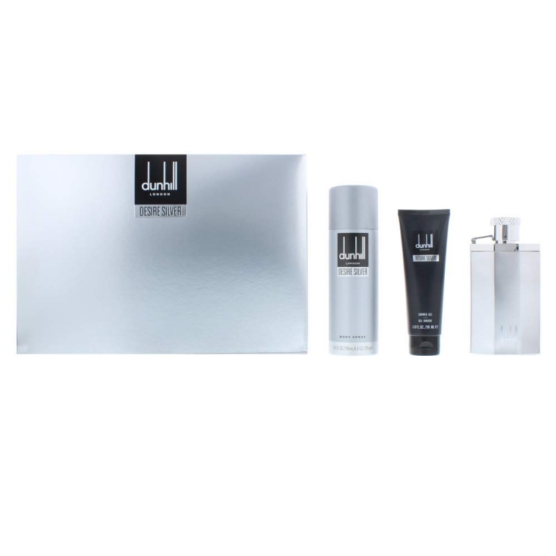 Desire Silver Alfred Dunhill Gift Set-گیفت ست دیزایر سیلور دانهیل